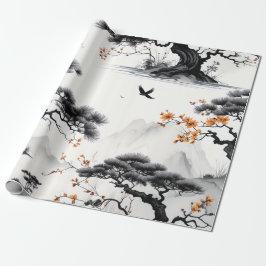 東アジアのインク洗浄包装紙 ラッピングペーパー