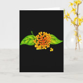 東アジアのクチナシの花茶が本当に好き カード (黄色い花)