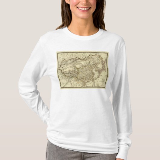 東アジアの中国、日本 Tシャツ (正面)