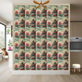 東アジアインスパイアパゴダガーデンChinoiserieタイル タイル