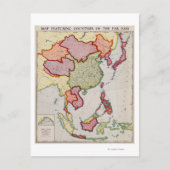 東アジアパノラママップ東アジア ポストカード (正面)