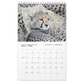 東アフリカの動物(ペ独身のージ)カレンダー カレンダー (3月 2026)