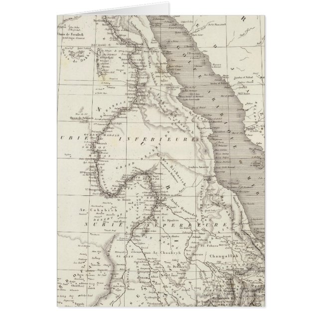 東アフリカの地図 (正面)