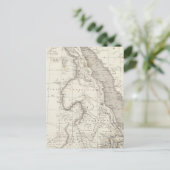 東アフリカの地図 ポストカード (スタンド正面)