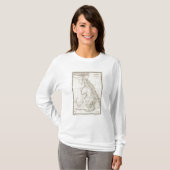 東アフリカの地図 Tシャツ (正面フル)