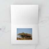 東アフリカの小屋 カード (内部)