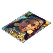 東アフリカの部族の美しい少女 ノートブック (左側)