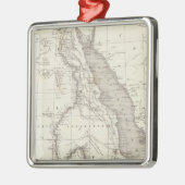 東アフリカ地図 メタルオーナメント (左)