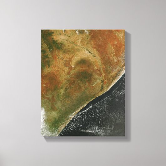 東アフリカ諸国 キャンバスプリント (正面)