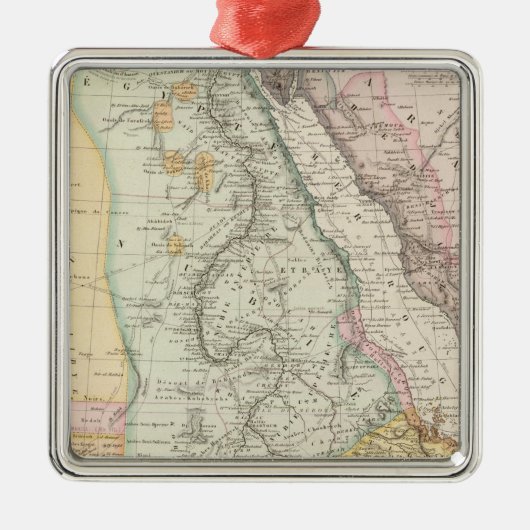 東アフリカ メタルオーナメント (正面)