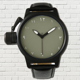 東アラビア数字 腕時計