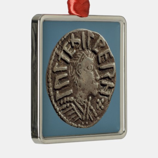 東アングリアペニーのAethelberhtのアングロサクソンの王。 メタルオーナメント (右)
