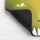 東アンリア旅行ポスター。ポストカードキャンバス印刷 マウスパッド (コーナー)