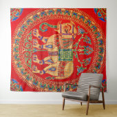 東インディアン象プリント タペストリー (インサイチュ(横))