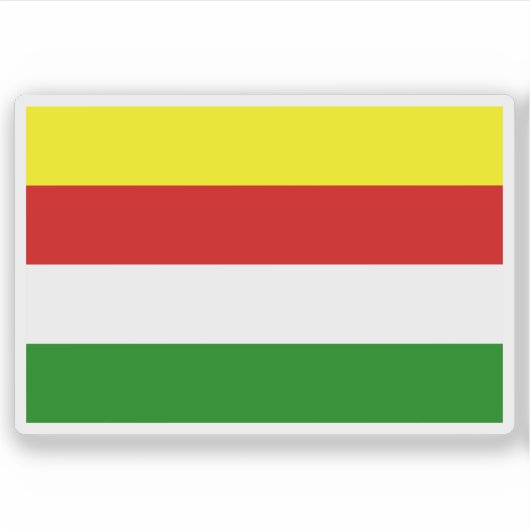 東インドネシア州国旗 シール (正面)