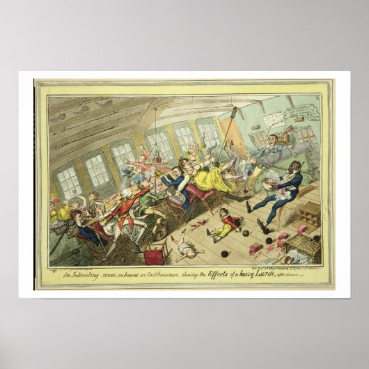 東インド人の乗り組みのおもしろい光景 ポスター (正面)