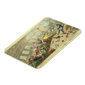 東インド人の乗り組みのおもしろい光景 マグネット (左側)