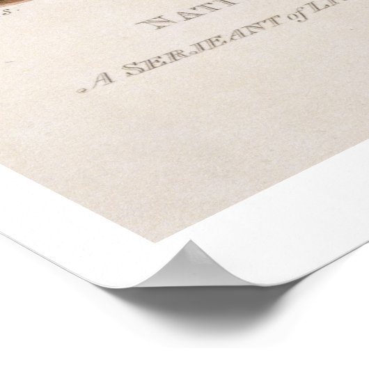 東インド会社の先住民部隊: ポスター (角)