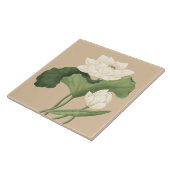 東インド植物芸術の蓮の花 タイル (側面)