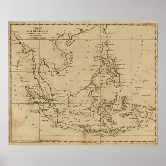 東インド諸島 ポスター (正面)