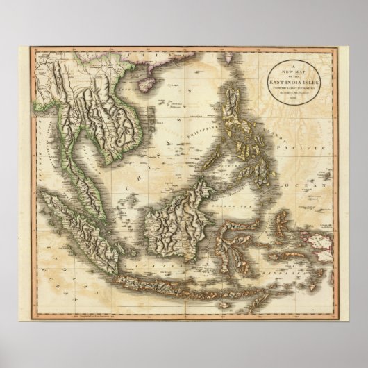 東インド諸島 ポスター (正面)