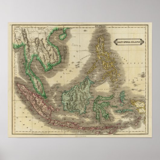 東インド諸島 ポスター (正面)