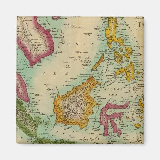 東インド諸島 マグネット (正面)