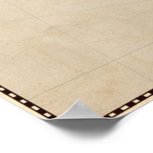 東エサンドリアの注釈を付けた地図 ポスター (角)