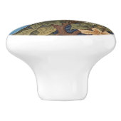 東エレガントブルーバードウィリアム・モリスインスパイア セラミックノブ (側面)