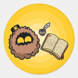 東カソリボールのシール ラウンドシール