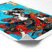 東カッコいい国古武士城武人 ポスター (角)