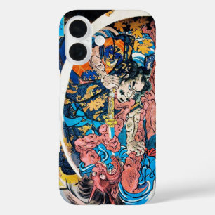 東クール国古代武士の鬼戦 iPhone 16ケース