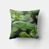 東グリーンマンバ(Dendroaspis Angusticeps) クッション (裏面)