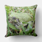 東グレーツリーフロッグ自然撮影 クッション (裏面)