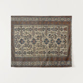 東コーカサス茶色ベージュティール（緑がかった色） タペストリー (正面(横))