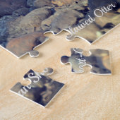 東サセックスのドルーシラス動物園で短拍手を送ったオッター ジグソーパズル (側面)