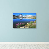 東シエラ山脈 キャンバスプリント (インサイチュ (ウッドフロア))