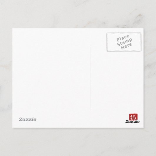 東スターのはがき ポストカード (裏面)