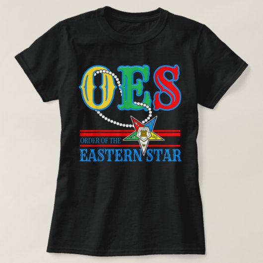 東スターの母のOESスターネックレスの順序 Tシャツ (デザイン正面)