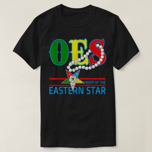東スターの母のOESスターネックレスの順序 Tシャツ (デザイン正面)