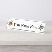 東スター勲章 デスクネームプレート (正面)