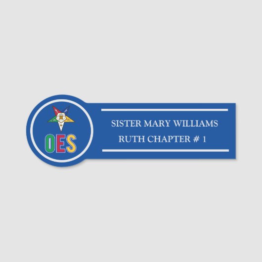 東スター勲章 名札 (正面)