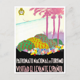 東スペインのヴィンテージ旅行 ポストカード