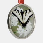 東タイガーアゲハチョウ蝶の写真 メタルオーナメント (右)
