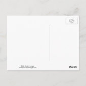 東タイガーアゲハチョウ蝶 ポストカード (裏面)