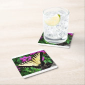 東タイガーアゲハチョウ蝶#1 スクエアペーパーコースター (インサイチュ)