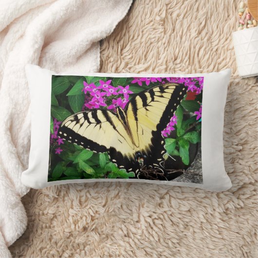 東タイガーアゲハチョウ蝶#1 ランバークッション (ブランケット)