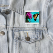 東タイガーアゲハチョウ蝶#2 缶バッジ (インサイチュ)