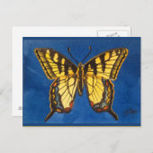 東タイガー蝶はがき ポストカード (正面/裏面)