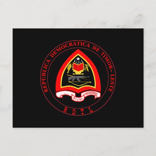 東ティモールのコート ポストカード (正面)